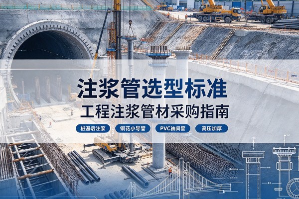 安定注浆管选型标准